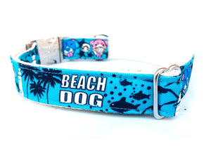 Beach Dogs Collar {Teal}