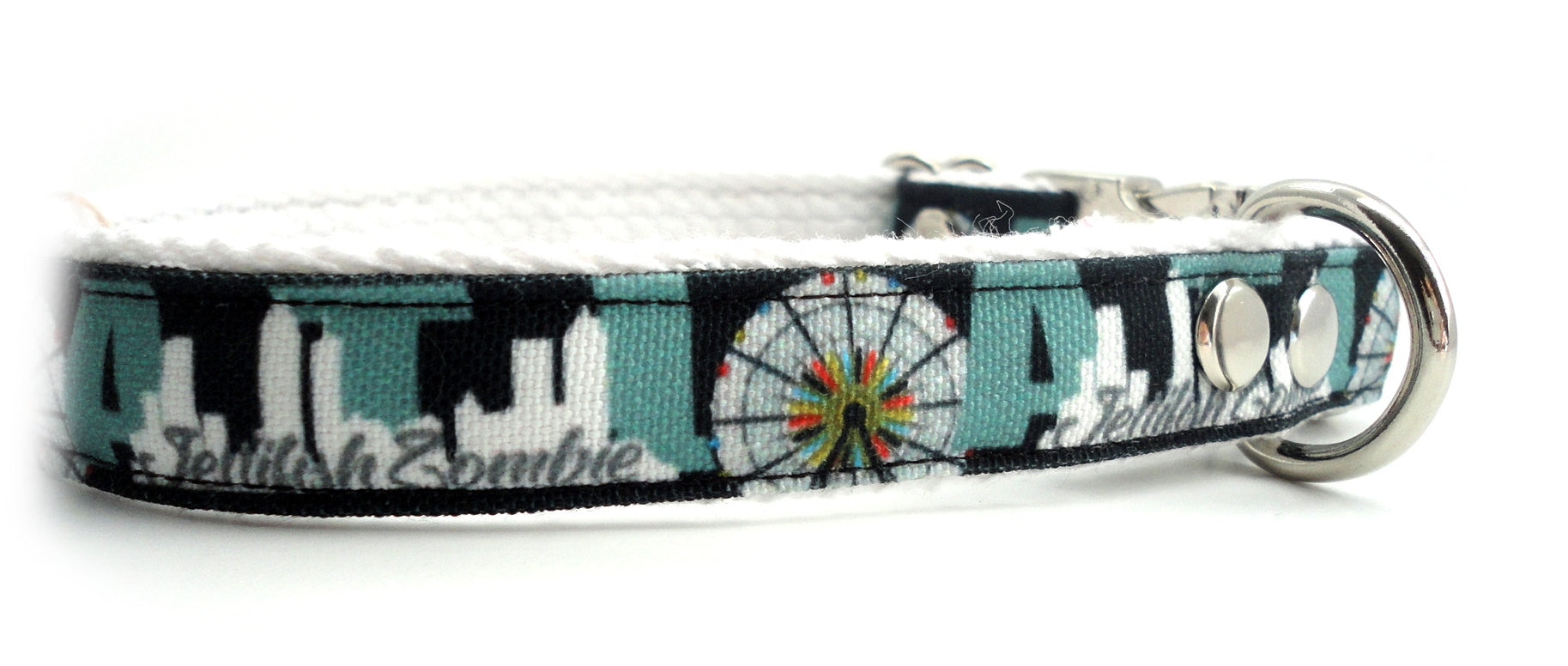Atlanta Ferris Wheel Dog Collar {Black Night}
