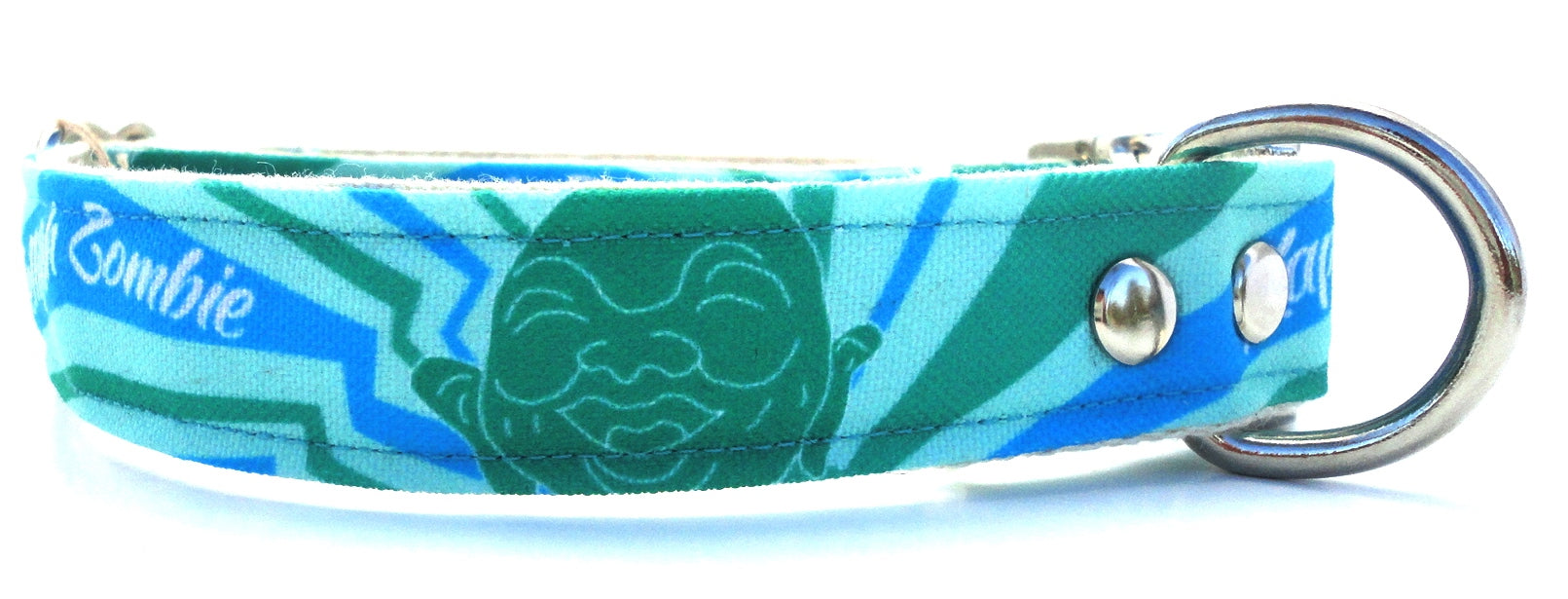 Happy Buddha Dog Collar {Mint Green}