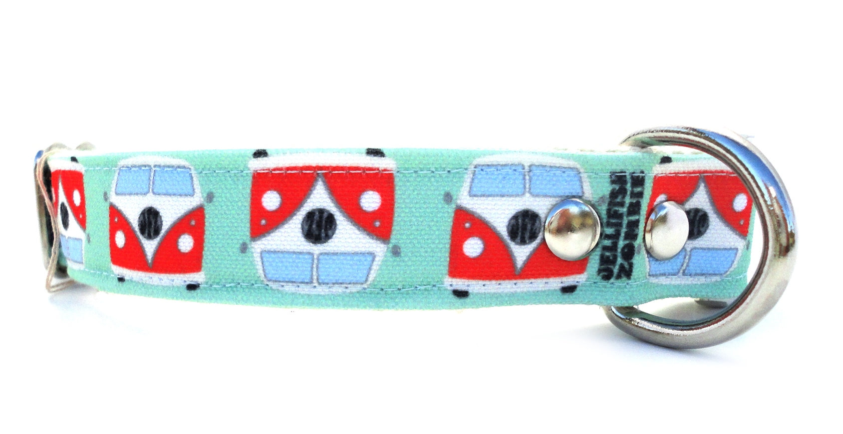 Volkswagen Bus Dog Collar {Mint Green}